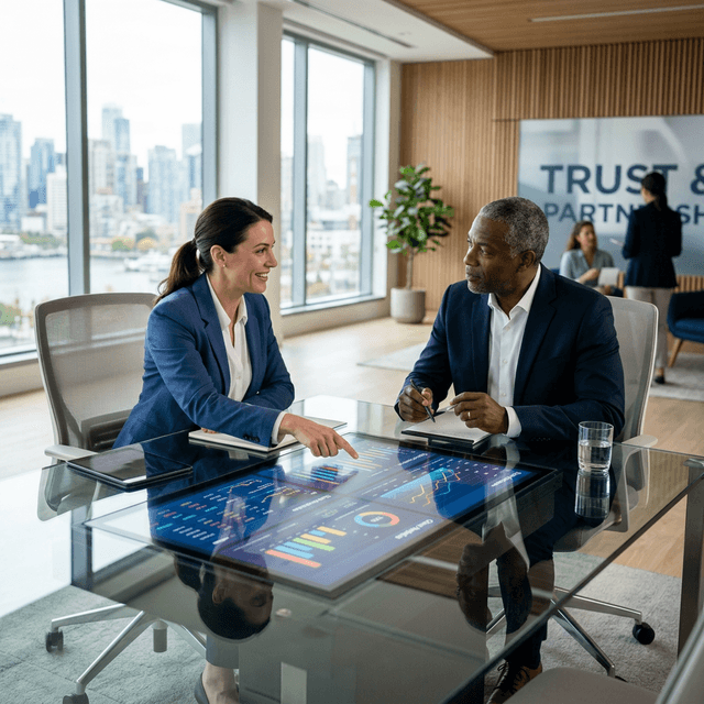 NXT advisors in a planning meeting