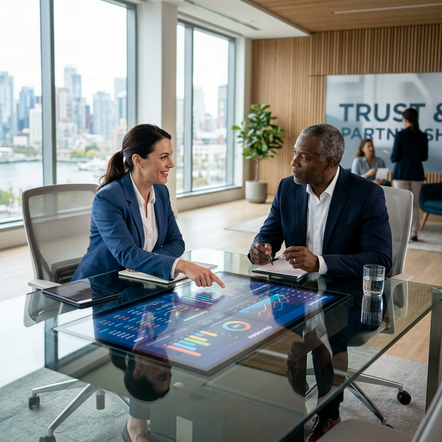NXT advisors in a planning meeting